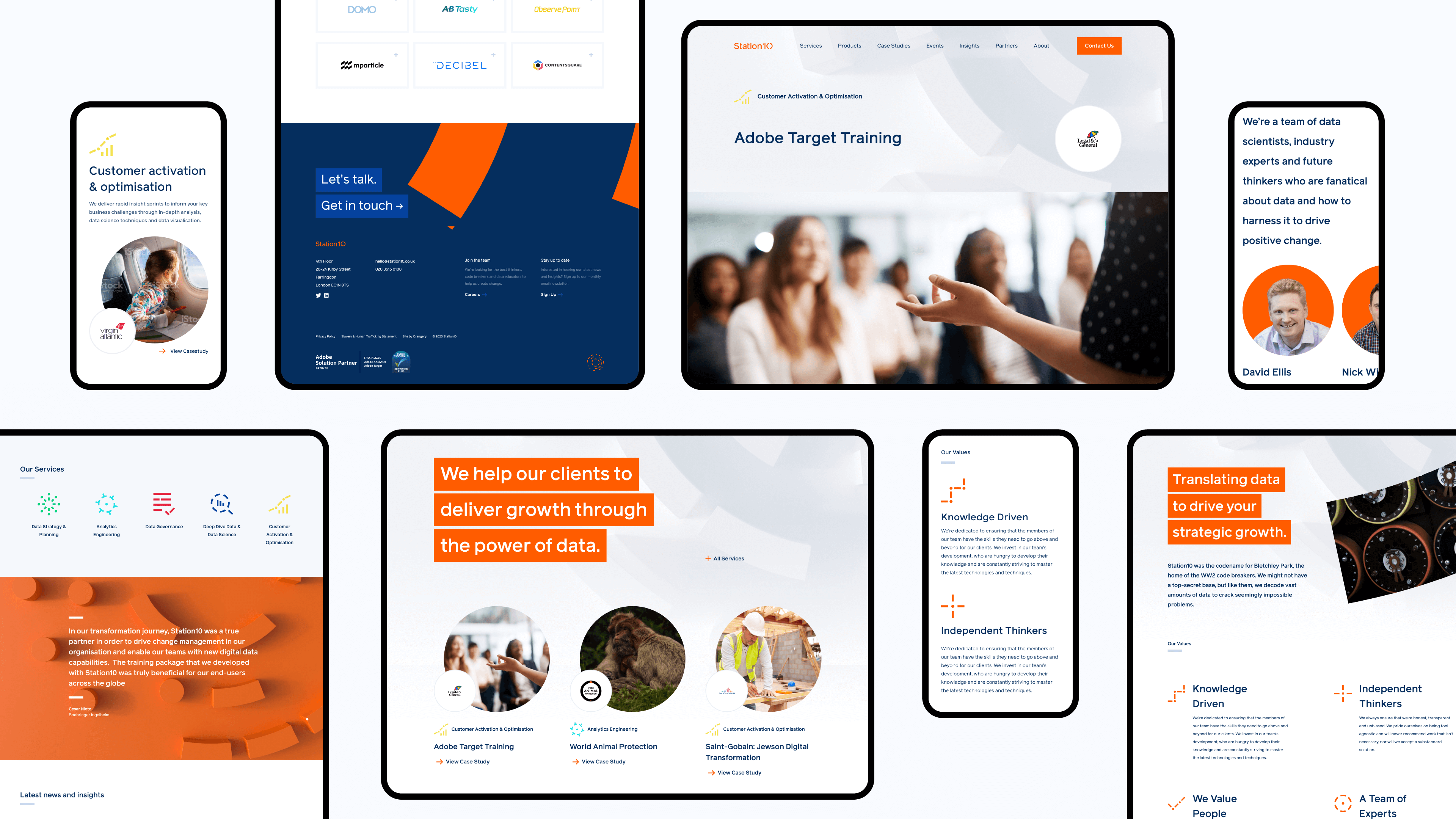 rebrand website design
