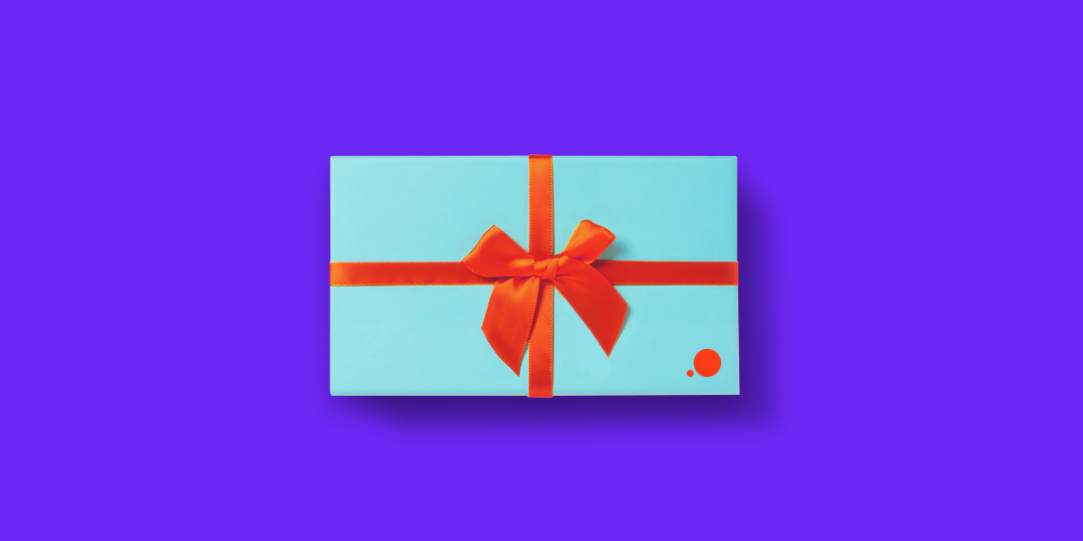 Wrapped up present